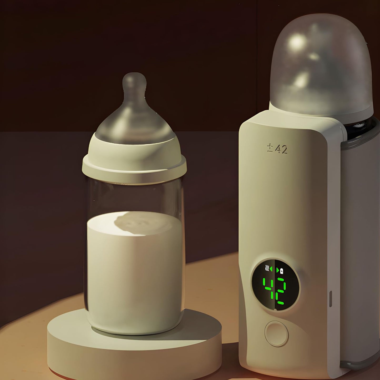 Portable Wireless Rechargeable Baby Bottle Warmer USB Charging And Heating Bag Portable Constant Temperature Milk Warmer Universal Bottle Insulation Sleeve