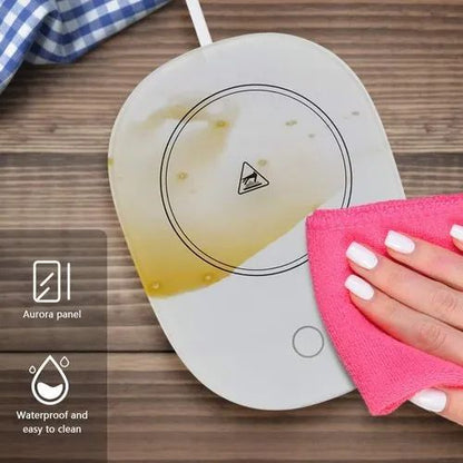 ELECTRIC CUP WARMER WITH SPOON