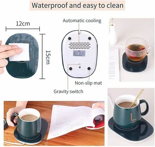 ELECTRIC CUP WARMER WITH SPOON