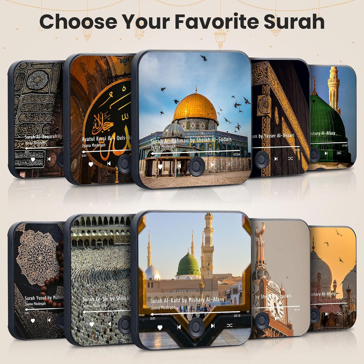 Quran Magnet Speaker (One Touch Surah Player) | مكبر صوت مغناطيس للقرآن
