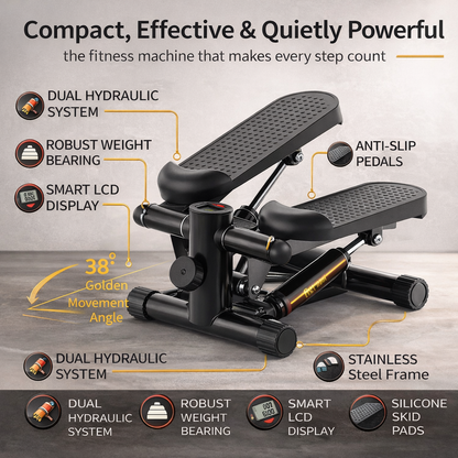 Multifunction Mini Pedal Steppers Machine