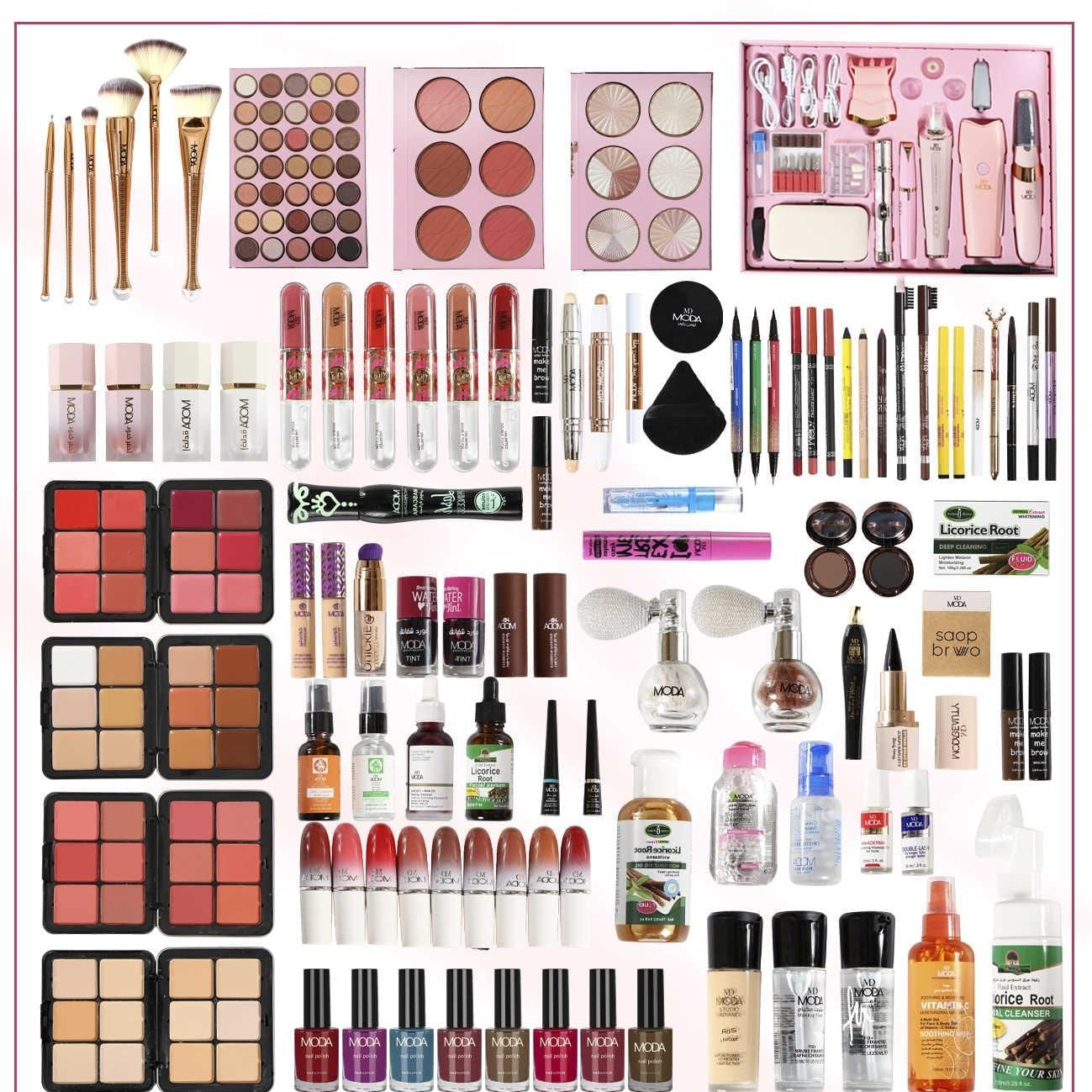 The Advanced Box – 140 complete pieces  makeup | الصندوق المتقدم – 140 قطعة متكاملة لتجربة مكياج وعناية لا مثيل لها