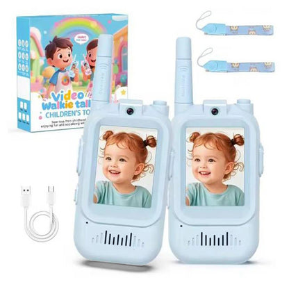 2PCS Rechargeable Kids Video Call Walkie Talkies